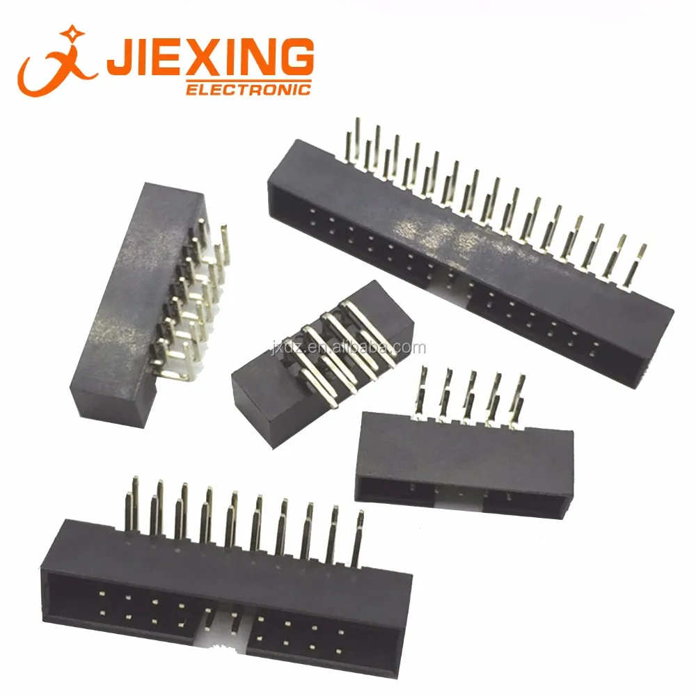 Idc Connector 2.54mm 2x5p 10pin Male Header Right Angle Dc310p For