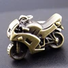 OEM Custom Antique Brass Metal Zinc Alloy Motorbike Keychain