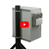 wall pole mount single phase energy meter cabinet transparent case electricity meter cabinet