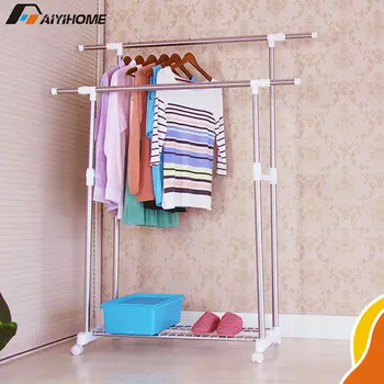 Et Plaqué Robuste À Buy Offre Télescopique Bricolage Double Pour Acier Porte Extérieure Portemanteau Tige SpécialeTube Adapté Intérieure Style En OPXNk8wn0Z
