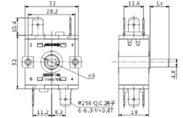 Переключатель r11 схема