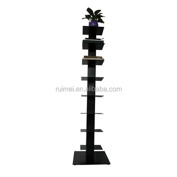 Wholesale Sale Floor Standing 8 Tier Display Rack Metal Book Stand