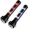 Multi-Functional USB Rechargeable 10W XML T6 COB LED Solar Power Flashlight With Window Breaker Seat Belt Cutter
