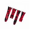 2018 Top Quality Multi Color OEM Custom Color by Pantone Code Comfortable Vulcanized Rubber Watch Strap