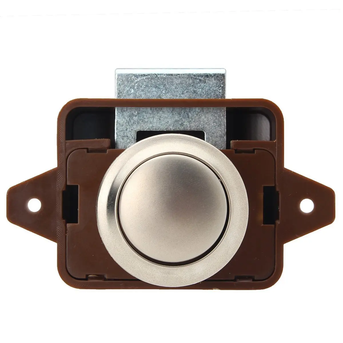 Tp005b Large Brown Push Button Catch Lock For Rv Caravan Buy Large