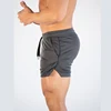 Hot sale men plain custom drawstring shorts Gym wear shorts fitness shorts Cheap wholesale