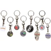 Couple Magnet Keychain Magnetic Love Rose Keyring