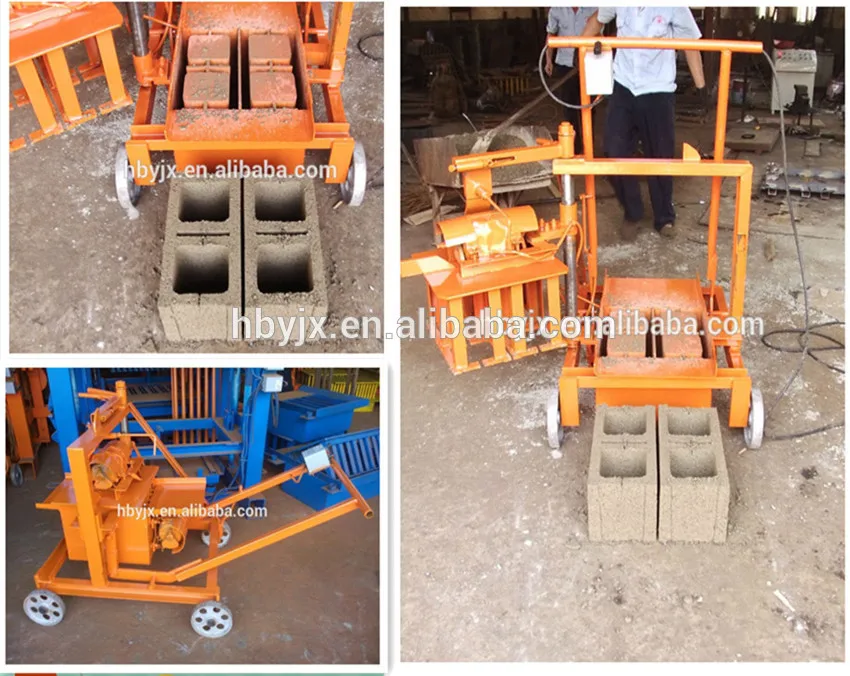 Mobile Concrete Block Making Machine Qmj2-45 Made In China - Buy Cement ...