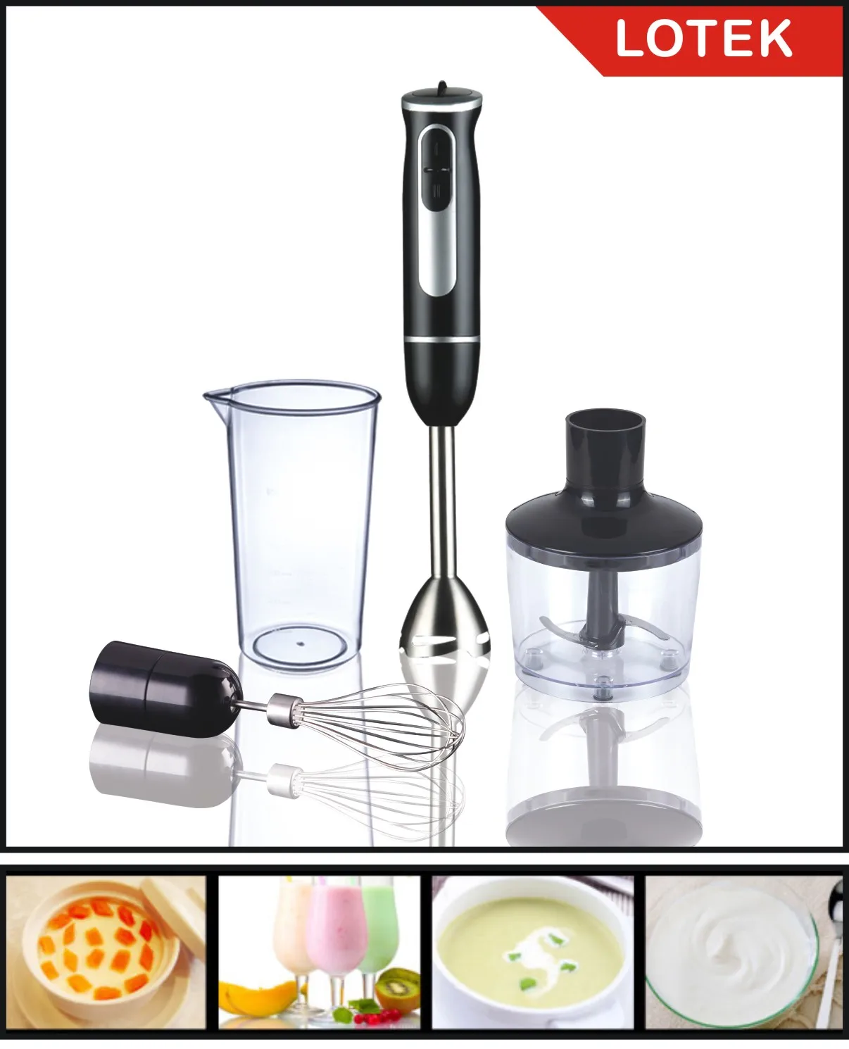 3 In 1 Function 600w Kitchen Appliance Professional Oem Hand Stick