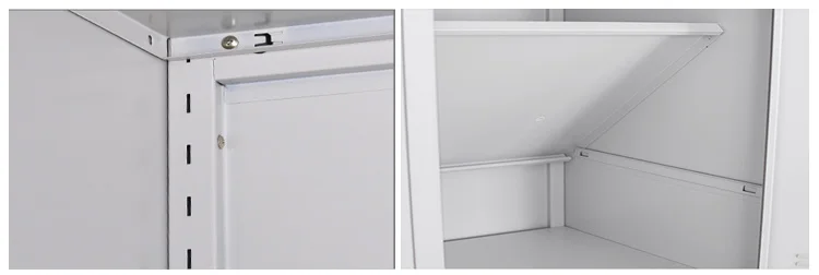steel furniture metal cabinet clothes closet/4 door clothing steel locker storage wardrobe