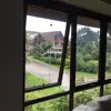 Real Villa aluminum awning window with frame screen double glazing window
