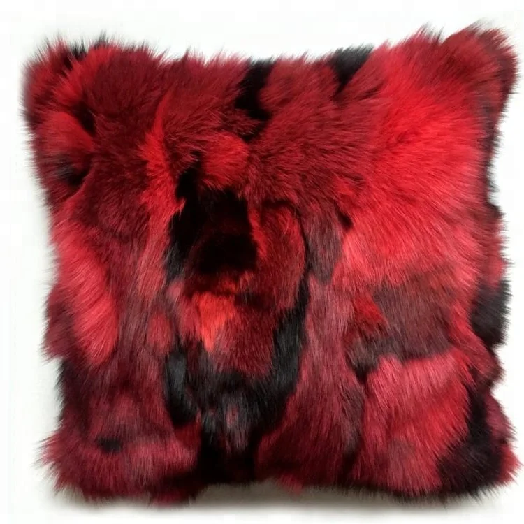 Single Color Faux Fur Home Black Leather Sofa Cushions Cover Buy