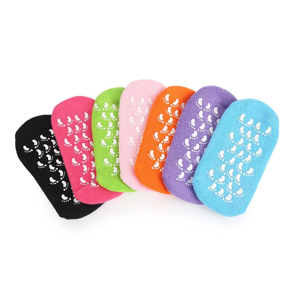批发女性棉氨纶防滑保护凝胶袜子
