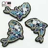 Wholesale High Quality Multiple Multicolor Beaded Applique Patches for Clothes
