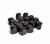 Natural Tumbled Black Obsidian Carved Cube Crystal Reiki Healing Stones