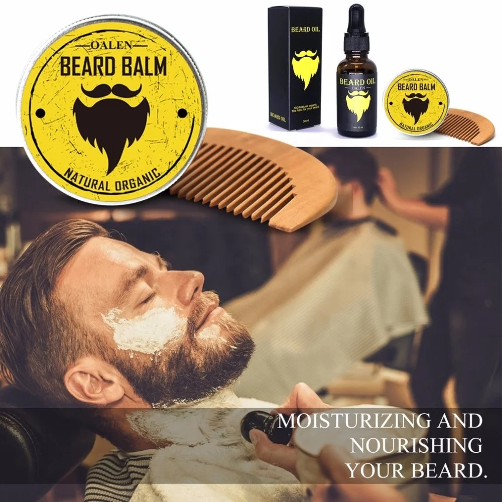 Oalen Private Label Great For Grooming Beards And Mustache Beard Set For Men Buy Beard Set