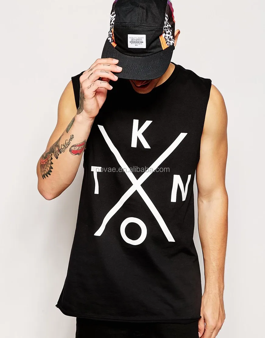 printed sleeveless t shirts