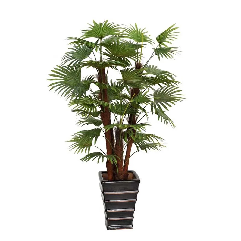 Artificial Silk Palm Tree Tropical Decor Plant Potted Indoor Outdoor
