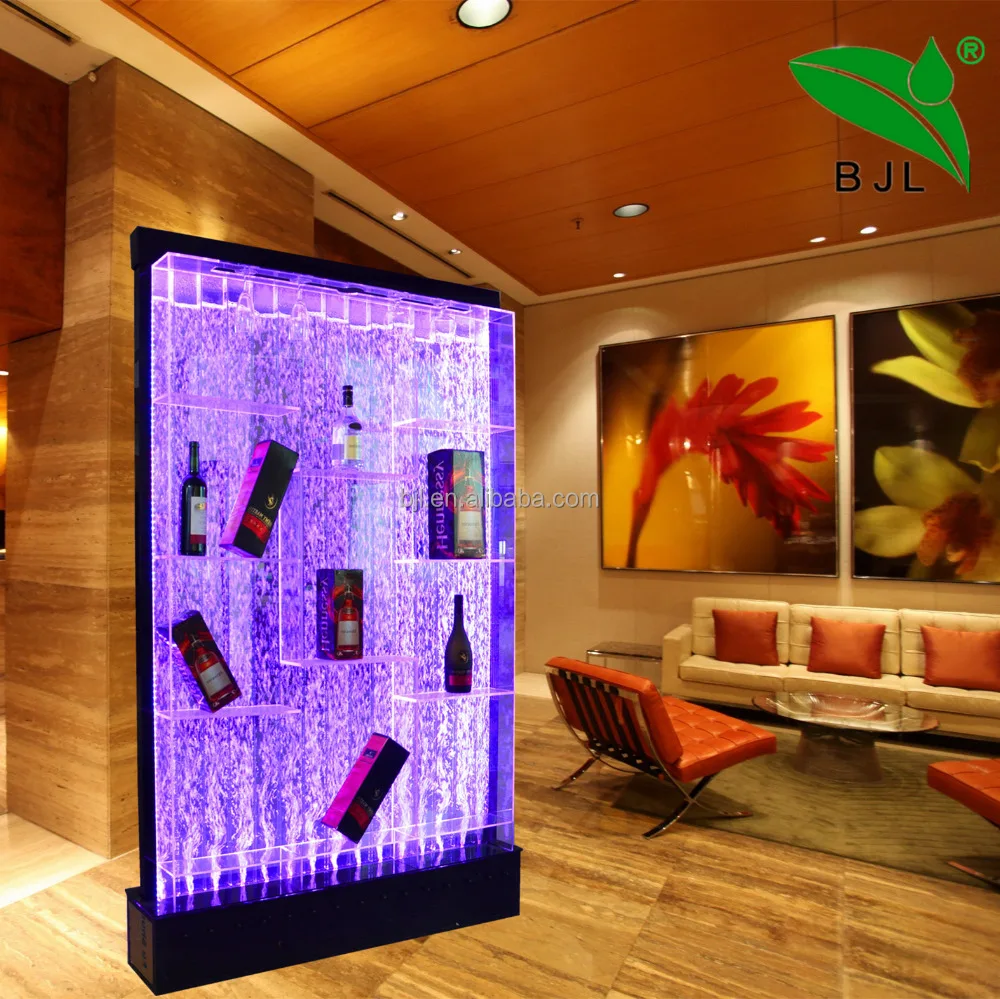 Acryl bar meubels verlichting led decor bar kast/decor wijn plank ...