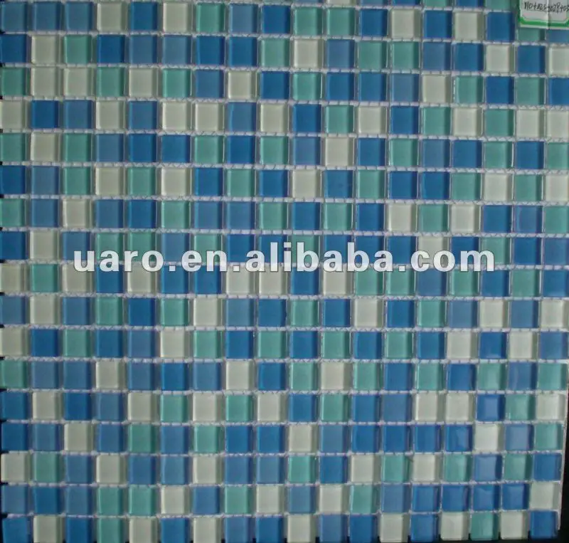 Wide color ranges crystal pure glass mosaic tile