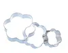 Christmas gift flower shape cookie cutter set stainless steel cooking tools