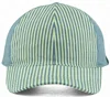 Custom Promotional 6 Panel Wholesale Denim Embroidery/pinstripe print Baseball Dad Cap And Hat