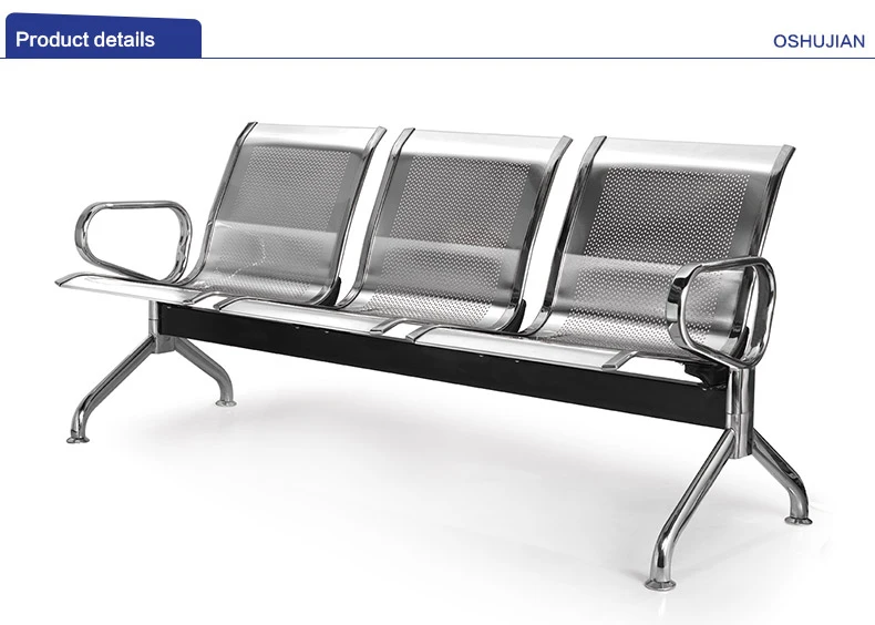 Indoor Commercial Benches 3 Seater Metal Waiting Bench Buy 3 Seater