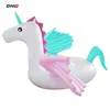 2018 best selling giant pvc Inflatable rainbow horse unicorn pool float for adult