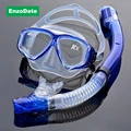 Optical Diving Gear Kit Myopia Snorkel Set Different Strength for Each Eye Nearsighted Scuba Mask Dry