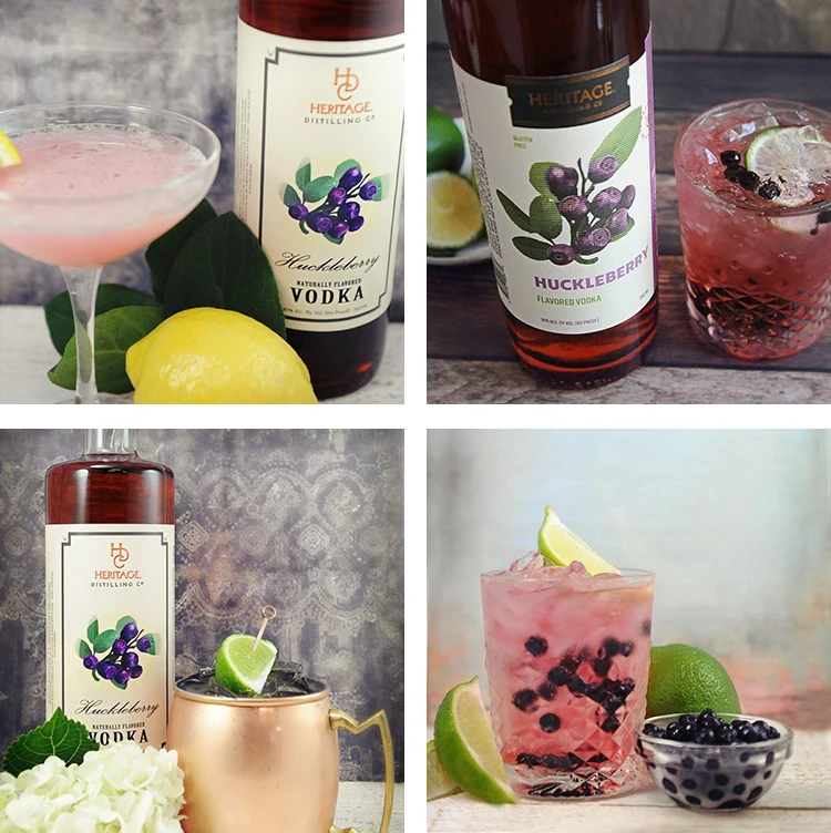 Alcoholic Beverage Spirits Huckleberry Flavored cocktail Vodka