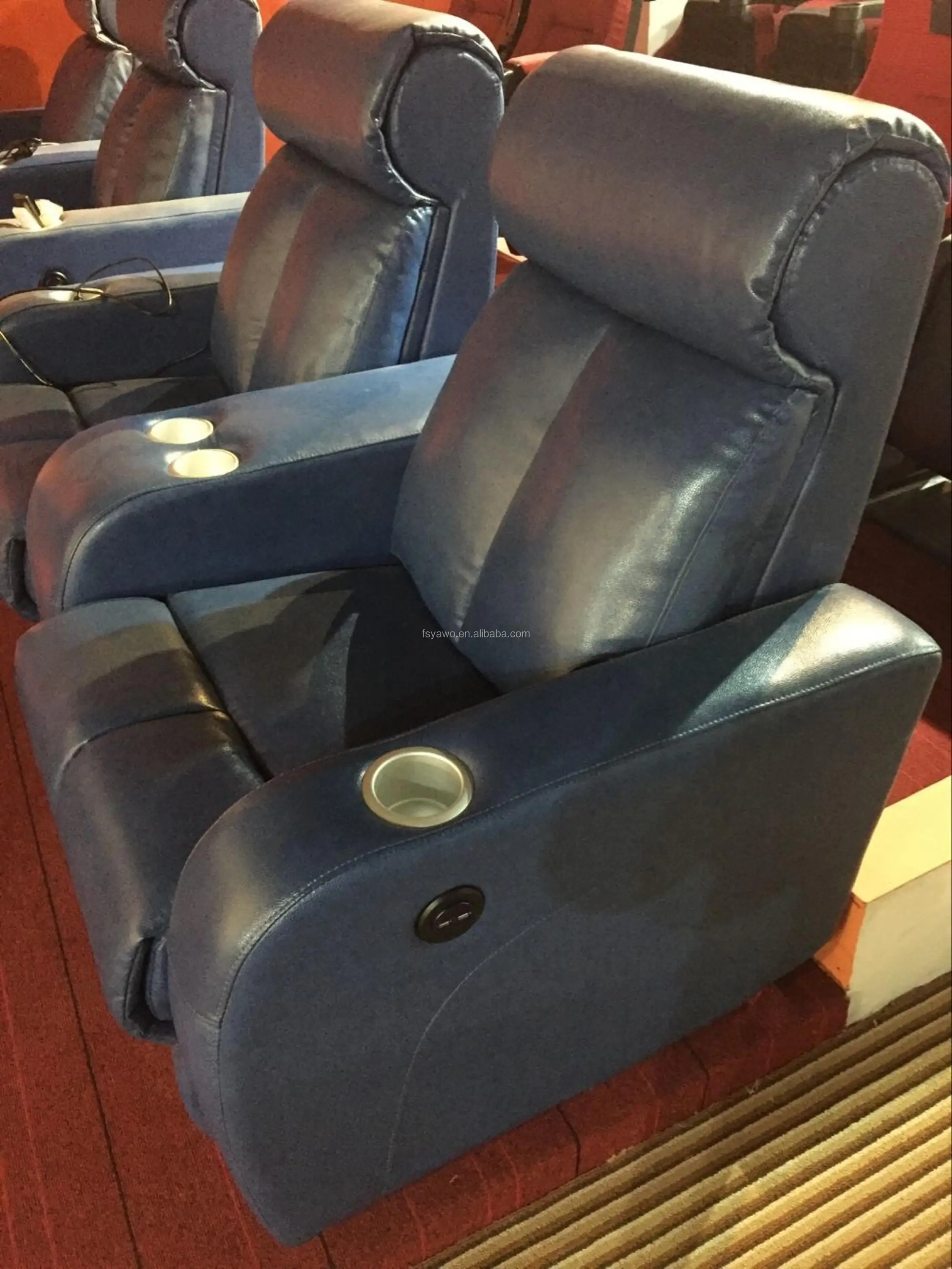 Luxury Leather Cinema Home Used Furniture 5d Vip Recliner Cinema Chair Ya 606s Buy Recliner Cinema Chair