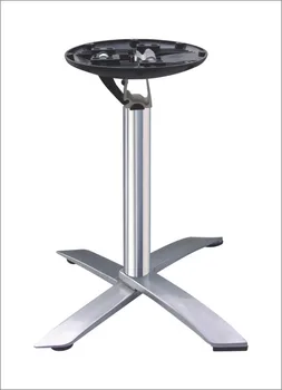 table base folding metal furniture aluminum leg hs alloy a001 round type larger legs iron cast