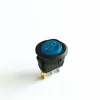 M20 Round Rocker Switch With 12V LED Blue Button 10A