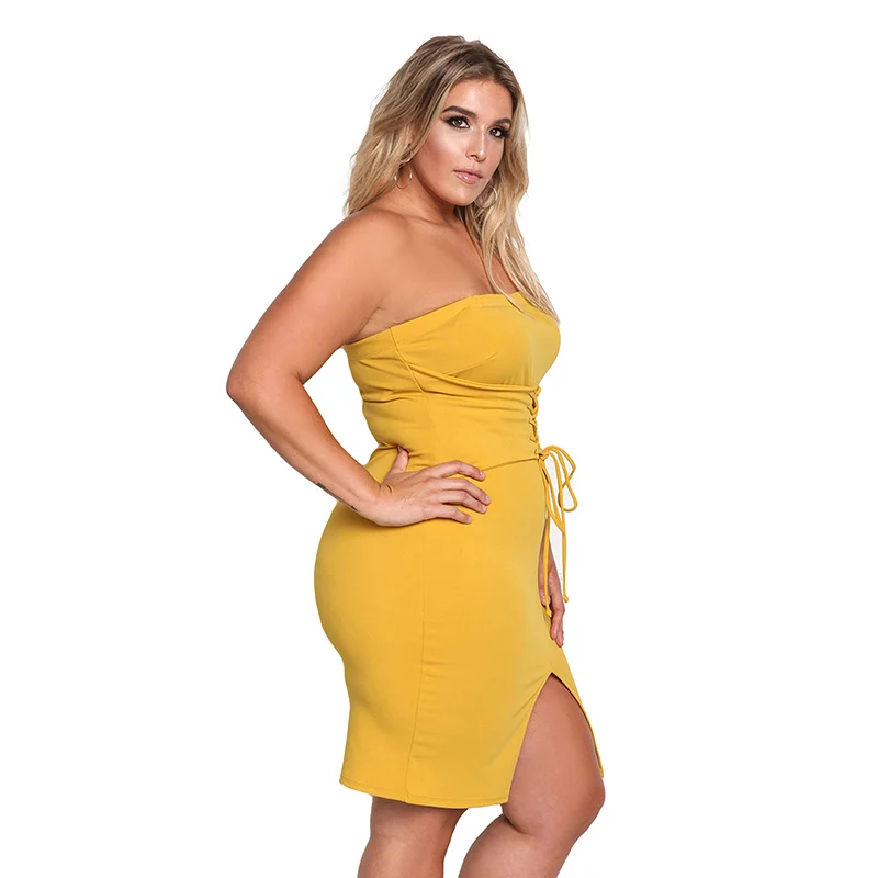 2019 Top Sales Summer Casual Sexy Sleeveless Plus Size  Dress &Skirts for Women