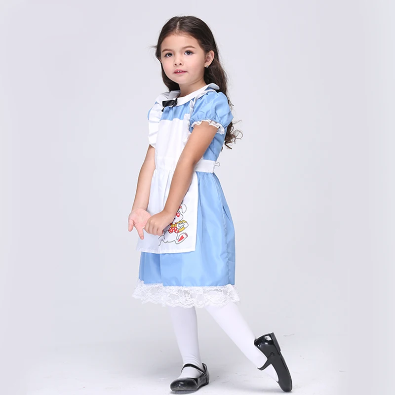 Direct Selling Girls Alice In Wonderland Movie Role Play Disguise Cosplay Party Performance Halloween font b