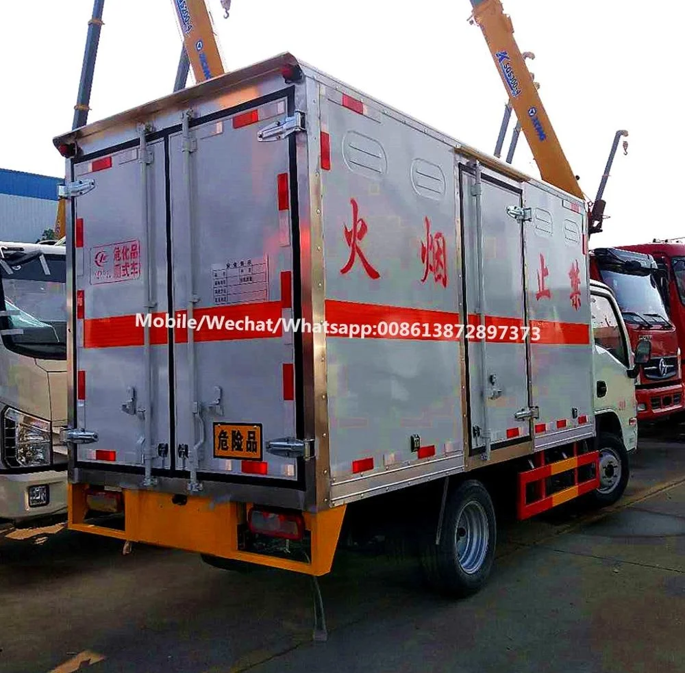 Yuejin 4x2/4x4 Dry Van Box Truck Small Cargo Van Box Truck Delivery