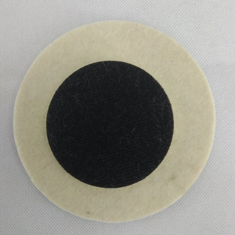 37 Inch Flocking Wool Felt Polishing Wheel,High Density Self Adhesive