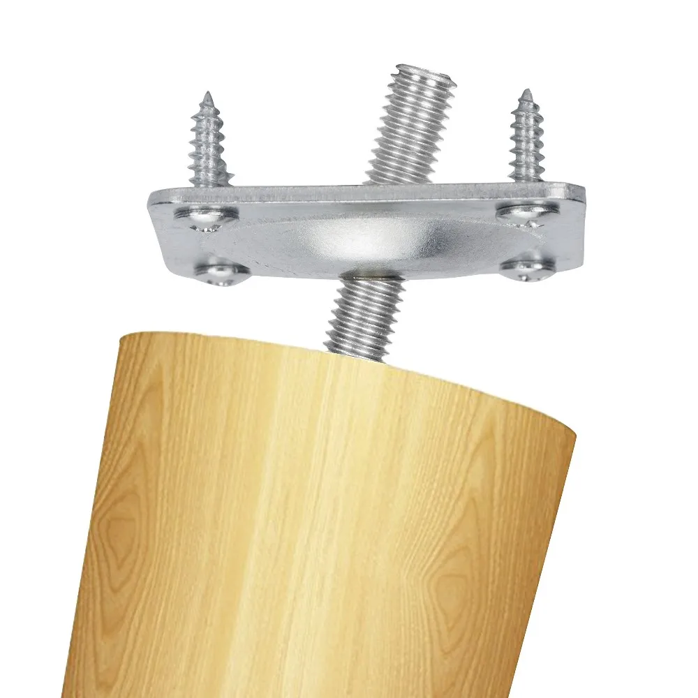 M8 Straight 49*49mm Wood Leg Top Plate Table Leg Fastener Square Leg Mounting Plate Buy Leg