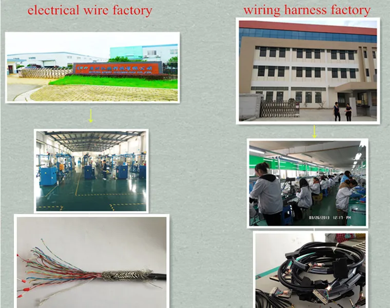 molex 10 pin wire harness multi core cable for medical machine