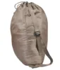 2019 Durable Drawstring Laundry Backpack, 2 Strong Shoulder Straps, Wash Laundry Washing Bag for Laundry Bag, Brown