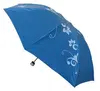 Custom Market Promotion Wind Proof 3 Fold Portable Solid Color Silk Screen Printing Umbrella Wholesale