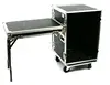 16 Space 20" deep Amp Work Station ATA Rack Road Case With Lid Table