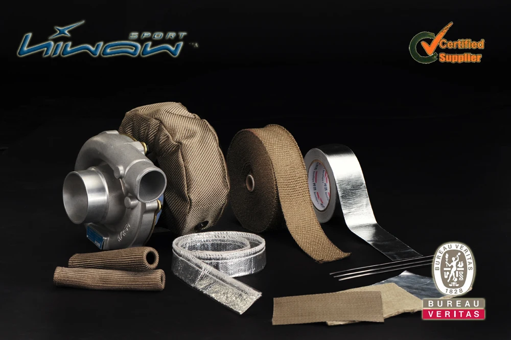 15m Car Auto Vehicle Horsepower Exhaust Insulating Wrap Fireproof