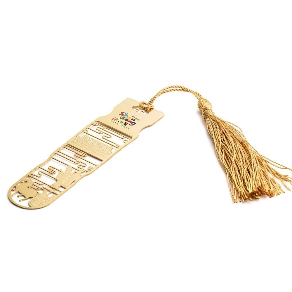 Custom logo aluminum metal feather snowflake butterfly enamel ribbon christmas design paper metal bookmark