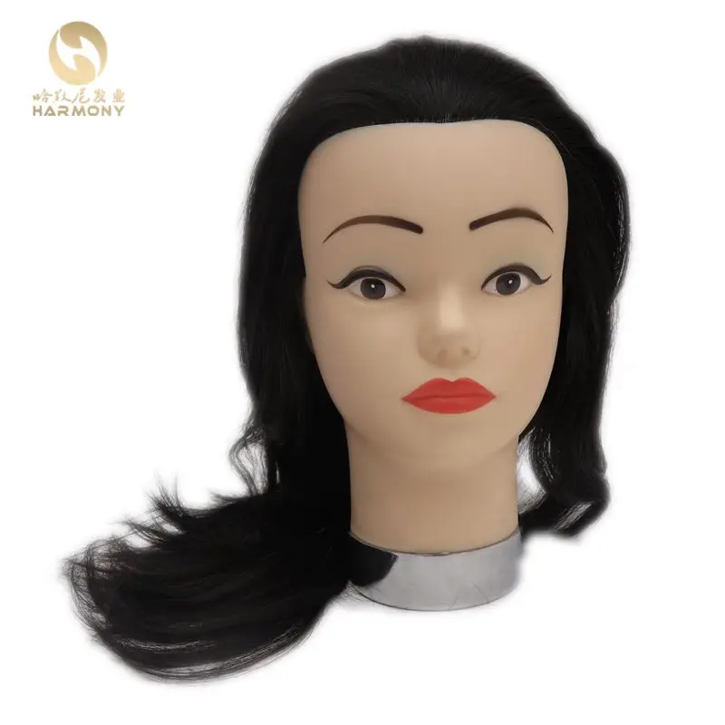 Xuchang Harmony Cheap 100 Human Natural Hair Natural Black Training Mannequin Head For Salon
