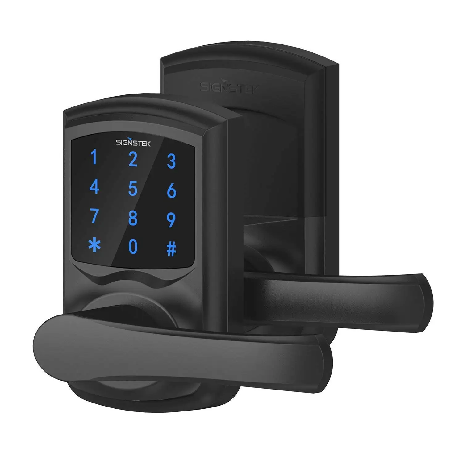 Buy signstek touchscreen lever electronic keypad door locker with 