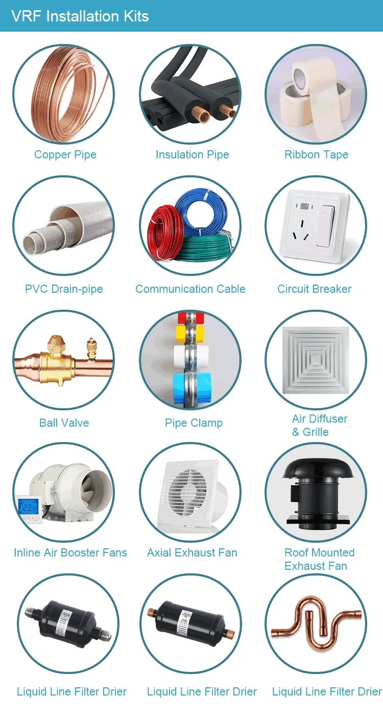 Zero Vrf Installation Kits Foam Pipe Insulation For Air Conditioner