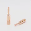 Viborg VB401 Pure Red Copper Banana Connector Plug Terminal 4MM for Speaker Wire