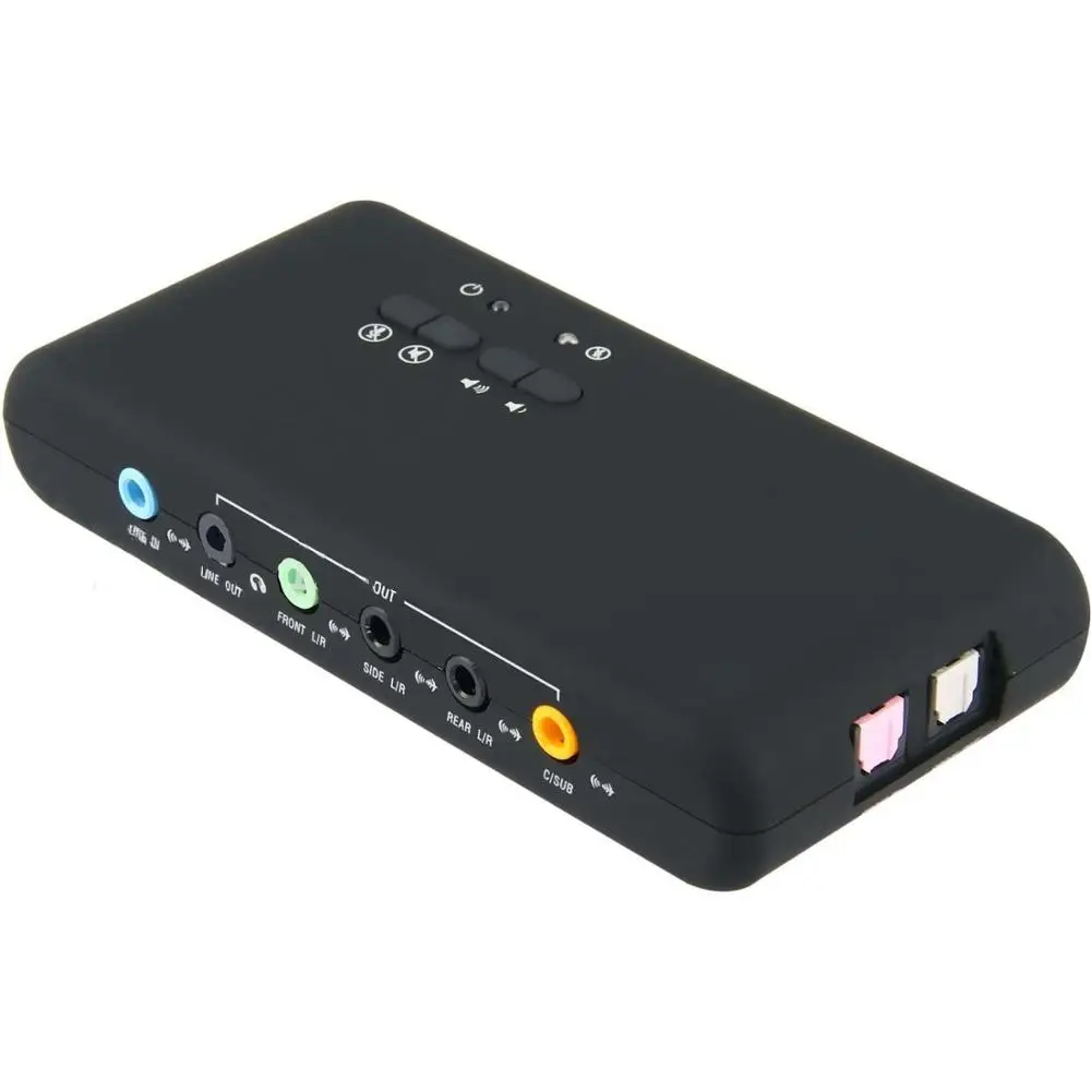 Usb 7.1 External Sound Card (channel Encoder) For Up To 8 Speakers ...