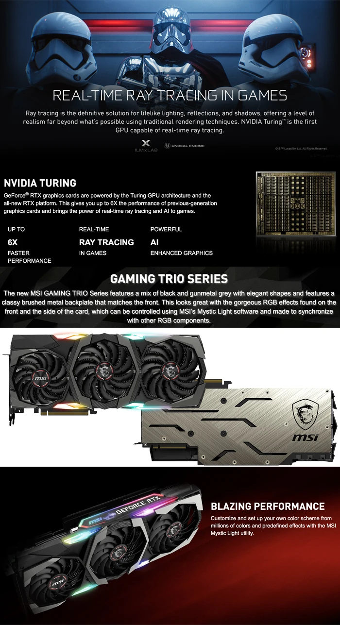 Msi RTX 2080Ti 22GB Trio AI画面用 週末セール 【公式通販】